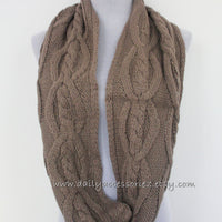 Cozy Cable Knit Scarf - Bean Concept - Etsy