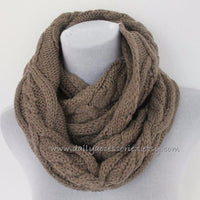 Cozy Cable Knit Scarf - Bean Concept - Etsy
