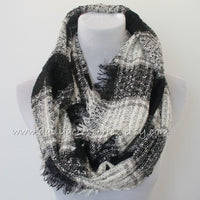 Plaid Blanket Infinity Scarf - Bean Concept - Etsy