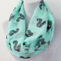 squirrel Infinity Scarf - Bean Concept - Etsy