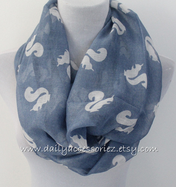 squirrel Infinity Scarf - Bean Concept - Etsy