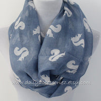 squirrel Infinity Scarf - Bean Concept - Etsy