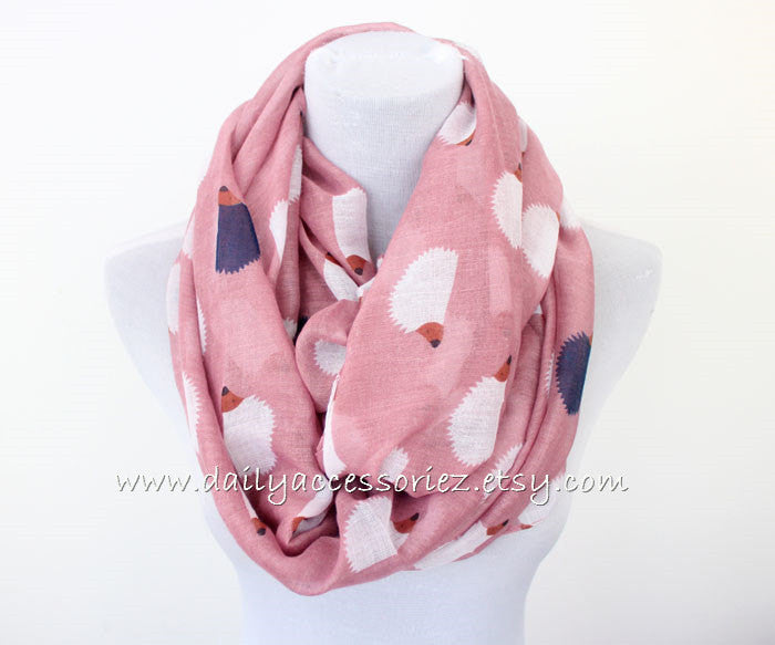 Mint Hedgehog Infinity Scarf - Bean Concept - Etsy
