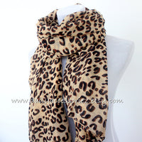 Leopard Scarf - Bean Concept - Etsy