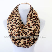 Leopard Infinity Scarf - Bean Concept - Etsy