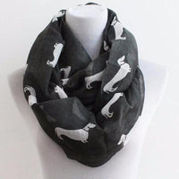 Dachshunds Dog Scarf Infinity Scarf - Bean Concept - Etsy