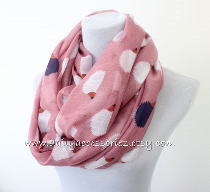 Mint Hedgehog Infinity Scarf - Bean Concept - Etsy