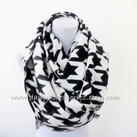 houndstooth Blanket Scarf - Bean Concept - Etsy
