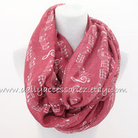 Music Note Scarf - Bean Concept - Etsy