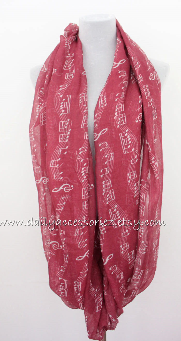 Music Note Scarf - Bean Concept - Etsy