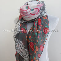 Lady Cat Scarf - Bean Concept - Etsy