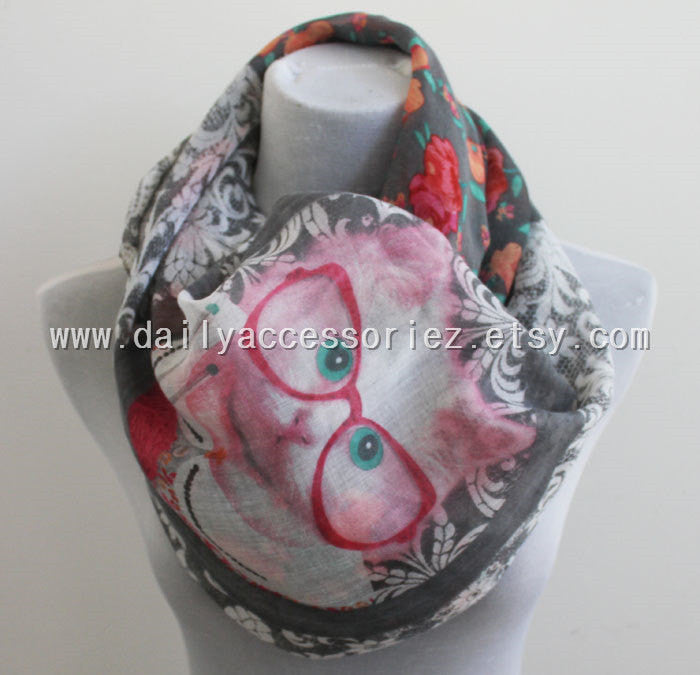 Lady Cat Scarf - Bean Concept - Etsy