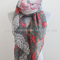 Lady Cat Scarf - Bean Concept - Etsy