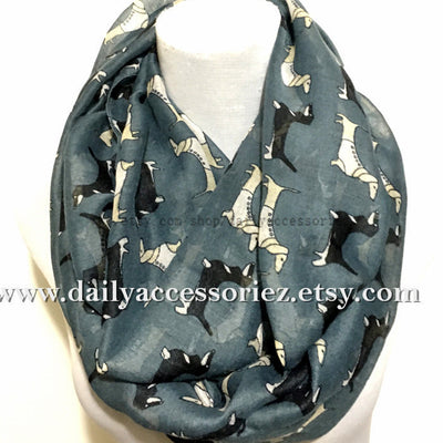 Gray Dachshunds Dog Infinity Scarf - Bean Concept - Etsy