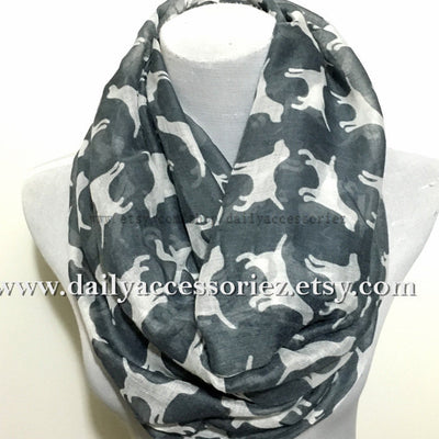 Gray Labrador Infinity Scarf - Bean Concept - Etsy