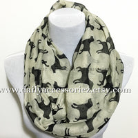 Gray Labrador Infinity Scarf - Bean Concept - Etsy