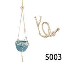 Retro-Macrame Garden Flower Plant Pot Holder - Bean Concept - Etsy