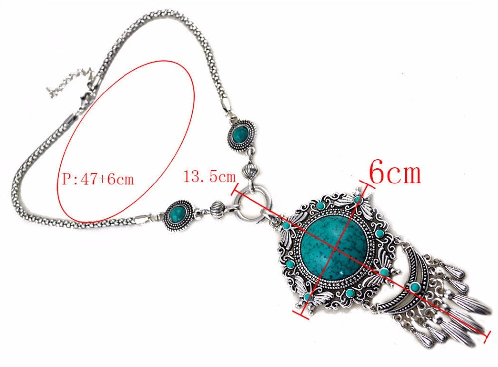 Bohemian Vintage Chain Necklace Set