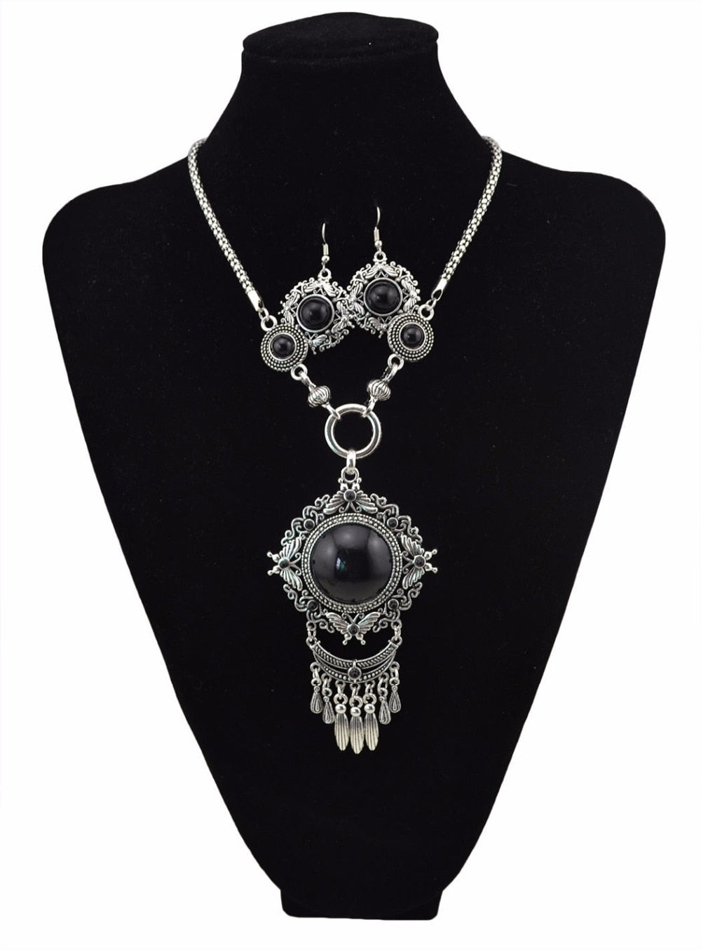 Bohemian Vintage Chain Necklace Set