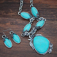 Turquoise Bracelet Jewelry Set