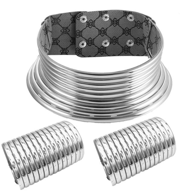 Choker Necklace Set
