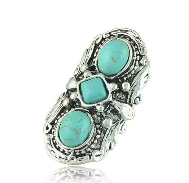 Adjustable Turquoises Rings