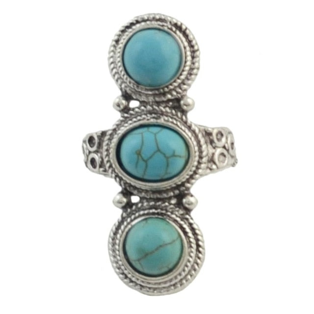Adjustable Turquoises Rings