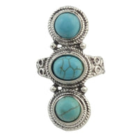 Adjustable Turquoises Rings