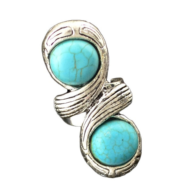 Adjustable Turquoises Rings