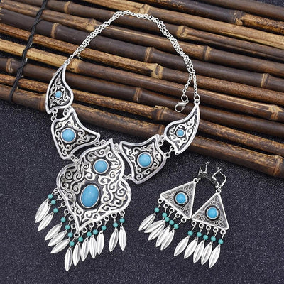 Bohemian Vintage Chain Necklace Set