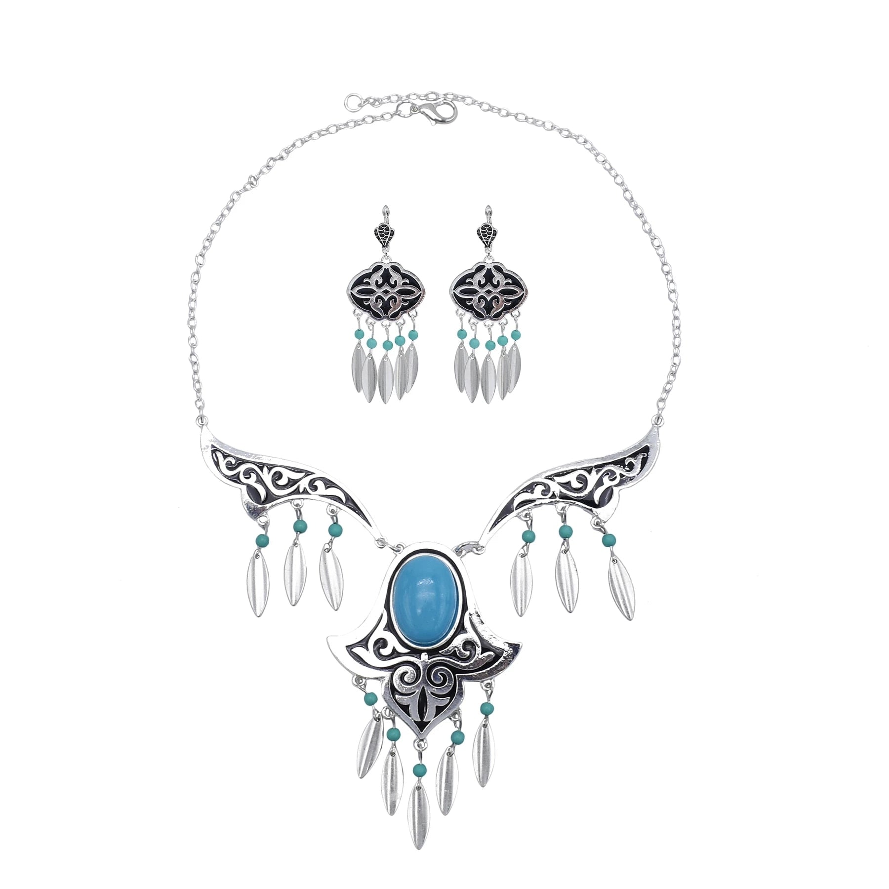 Bohemian Vintage Chain Necklace Set