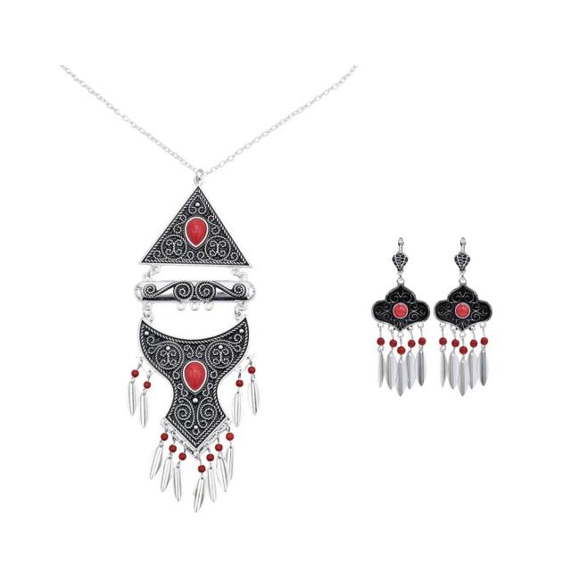 Bohemian Vintage Chain Necklace Set