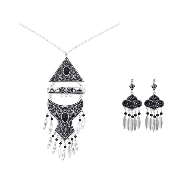 Bohemian Vintage Chain Necklace Set