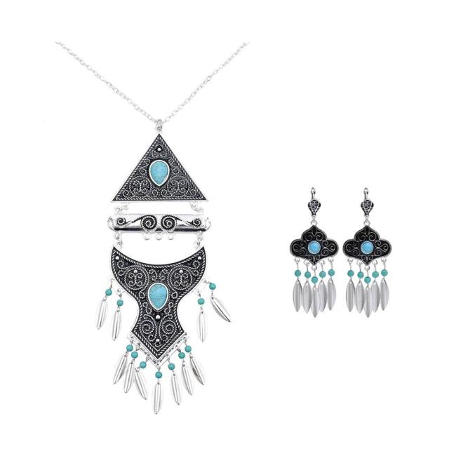Bohemian Vintage Chain Necklace Set