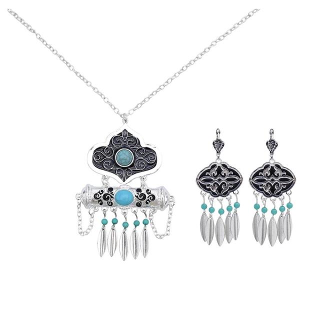 Bohemian Vintage Chain Necklace Set