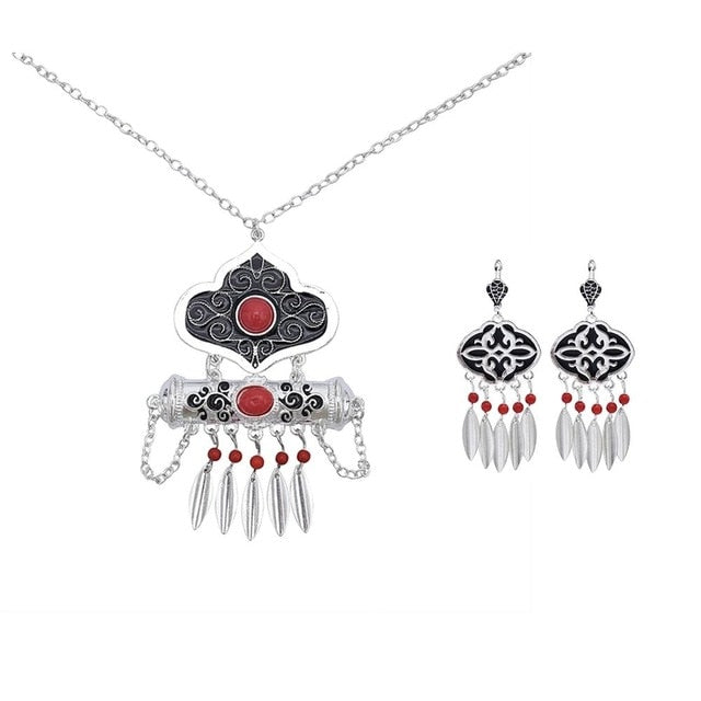Bohemian Vintage Chain Necklace Set