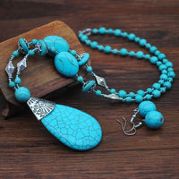 Turquoise Bracelet Jewelry Set