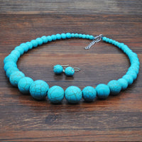 Turquoise Bracelet Jewelry Set