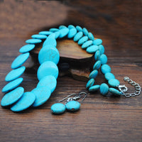 Turquoise Bracelet Jewelry Set