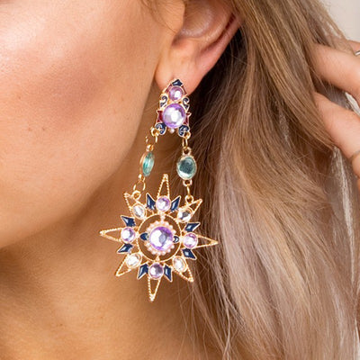 Sun & Moon Earrings - Bean Concept - Etsy