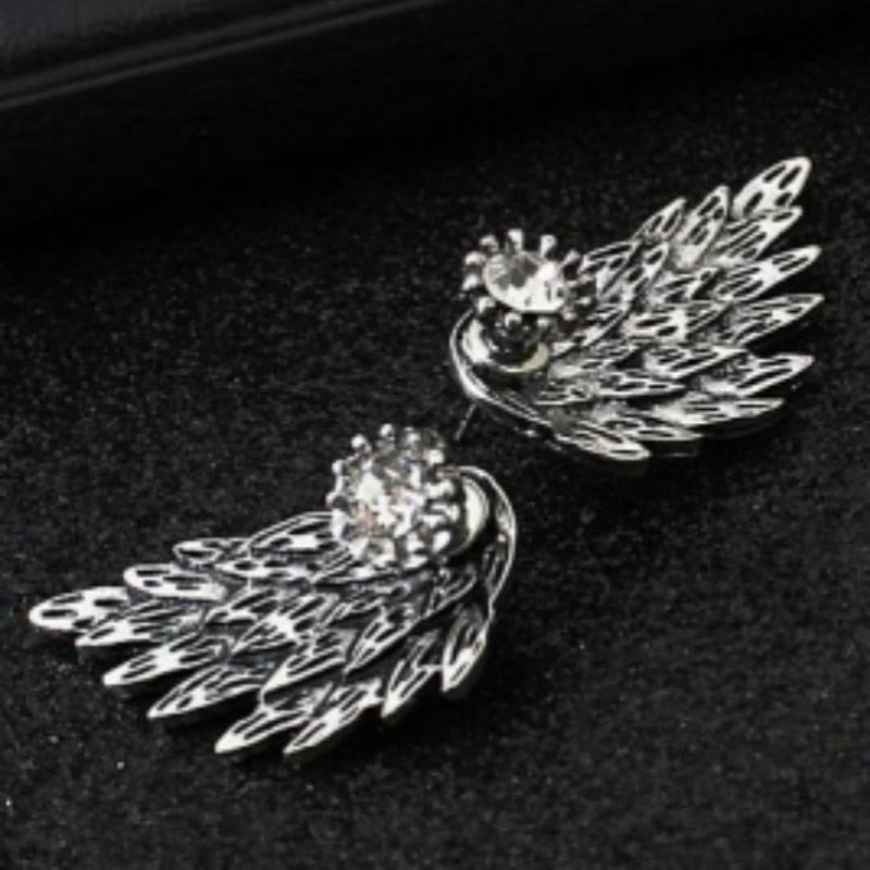 Angel Wing Earrings - Bean Concept - Etsy