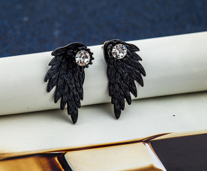 Angel Wing Earrings - Bean Concept - Etsy