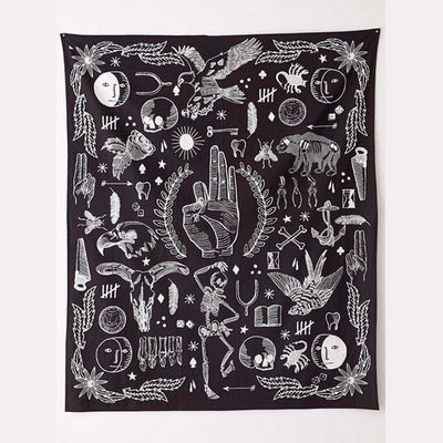 Boho Wall Hanging Tapestry - Bean Concept - Etsy