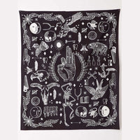 Boho Wall Hanging Tapestry - Bean Concept - Etsy