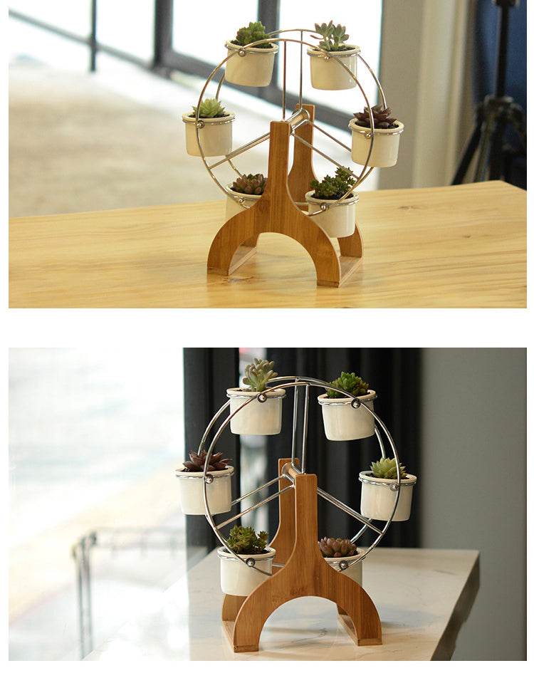 Set of Ferris Wheel Flower Plant Pots - Bean Concept - Etsy