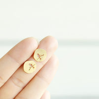 Bird On A Branch Stud Earrings - Bean Concept - Etsy