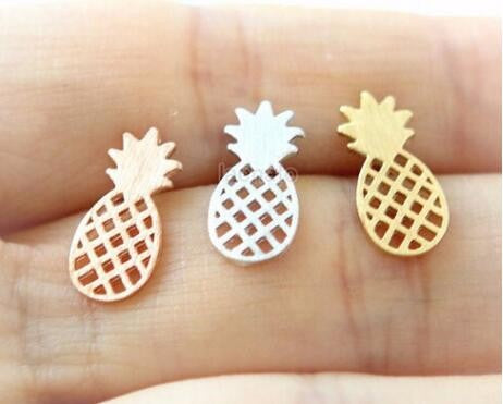 Pineapple Stud Earrings - Bean Concept - Etsy