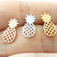 Pineapple Stud Earrings - Bean Concept - Etsy