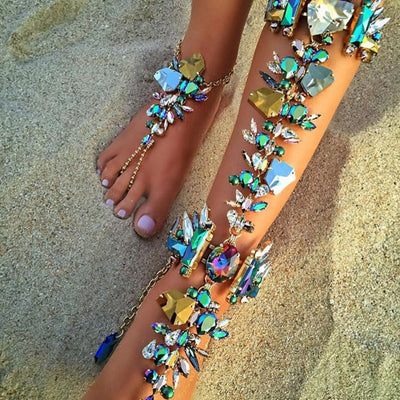 Anklet Bracelet - Bean Concept - Etsy