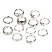 12 pc/set Boho Knuckle Party Rings - Bean Concept - Etsy
